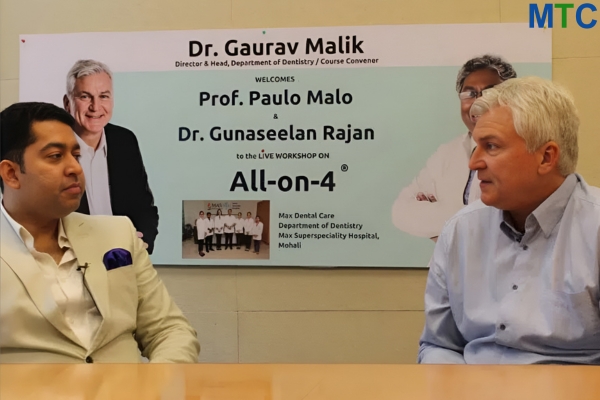 Dr. Gaurav Malik With Dr. Paulo Malo