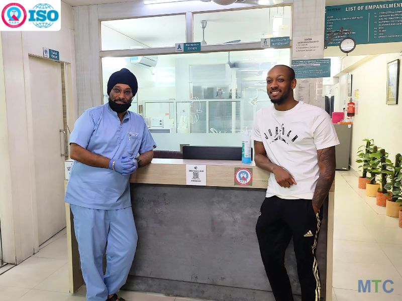 Dentist with International Patient at Dentem Clinic, Delhi