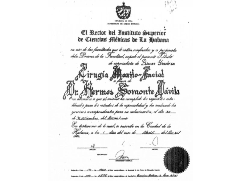 Dr. Jesús Raúl Arjona Alcocer | License