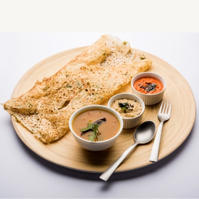 Sambhar and Dosa - A famous and healthy South Indian Dish