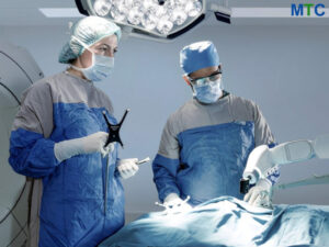 Doctors operating on a patient with Spine Issues