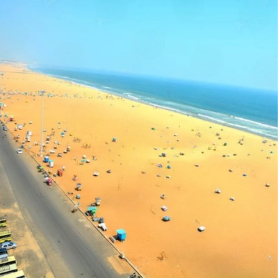 Marina Beach in Chennai 