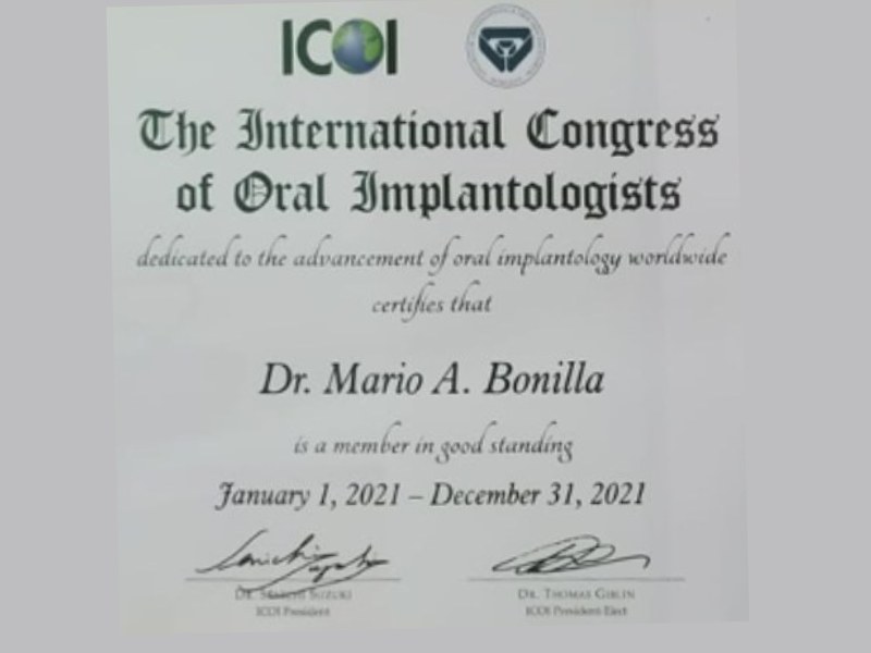 ICOI Certificate