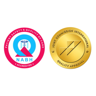 Logos of NABH and JCI