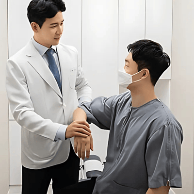 Skilled Expert Performing Detailed Checkup