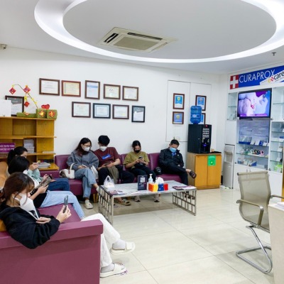 Spacious waiting rooms