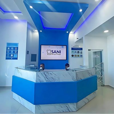 Reception of Sani Dental Clinic, Los Algodones