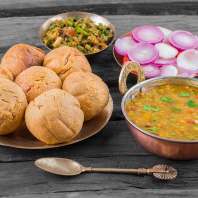 daal baati churma, a classic traditional dish of Jaipur