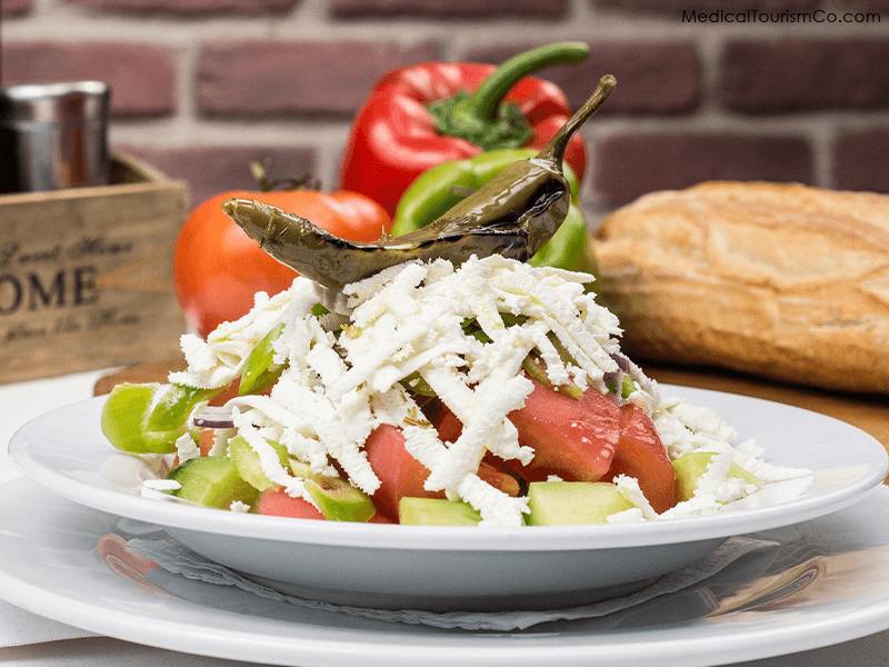 Traditional Bulgarian Salad- Dental Tourism in Bulgaria