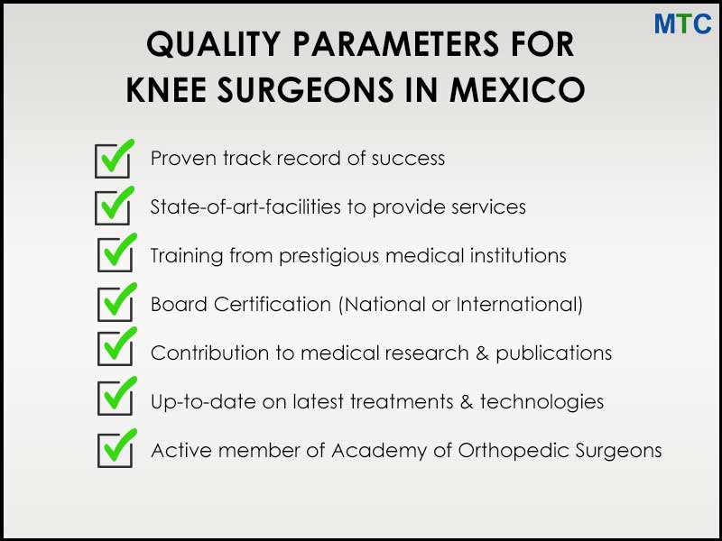 Quality Parameters | Mexico Knee Surgeons