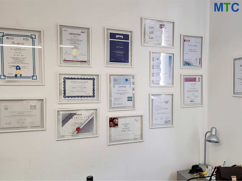 Dr. Ivana Lijić's Certificates— Zara Dental Centar