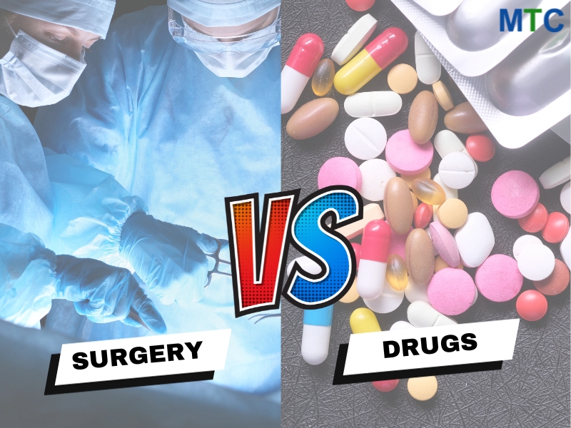 Weight loss surgery vs Drugs